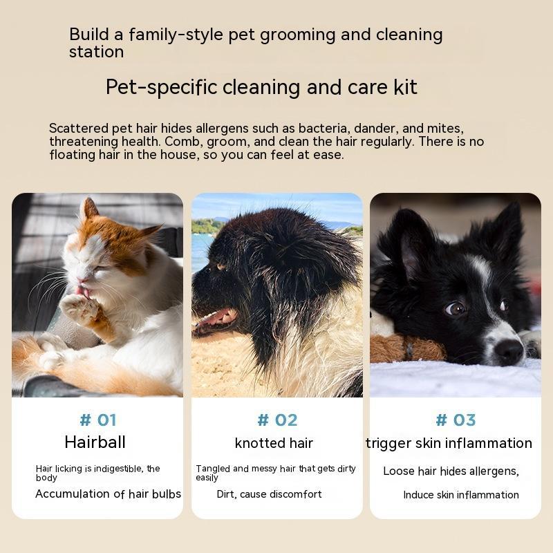 PawGroom Pro™ – 3-in-1 Pet Vacuum, Trimmer & Hair Care Tool Transform pet grooming into a clean, easy experience with the PawGroom Pro™ – a multifunctional grooming vacuum that trims, conditions, and cleans up pet hair in one step. 3-in-1 Functionality: C