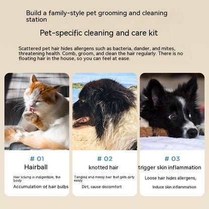 PawGroom Pro™ – 3-in-1 Pet Vacuum, Trimmer & Hair Care Tool Transform pet grooming into a clean, easy experience with the PawGroom Pro™ – a multifunctional grooming vacuum that trims, conditions, and cleans up pet hair in one step. 3-in-1 Functionality: C