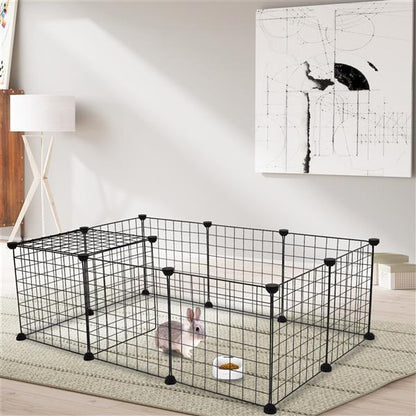 PawGrid Iron Fence Set Introductions: Do you need a universal Pet Playpen? If so, you can have a try of our Pet Playpen, Small Animal Cage Indoor Portable Metal Wire Yard Fence for Small Animals, Guinea Pigs, Rabbits Kennel Crate Fence Tent. This Pet Play