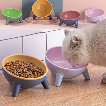 FurDine Colorful Feeder Overview: 1. Tough daily, the naughty master can't break Food grade material, safe and non-toxic, high-temperature resistance, high material hardness, not fragile compared to ordinary ceramic cat bowls 2. 15° tilt design, it’s not