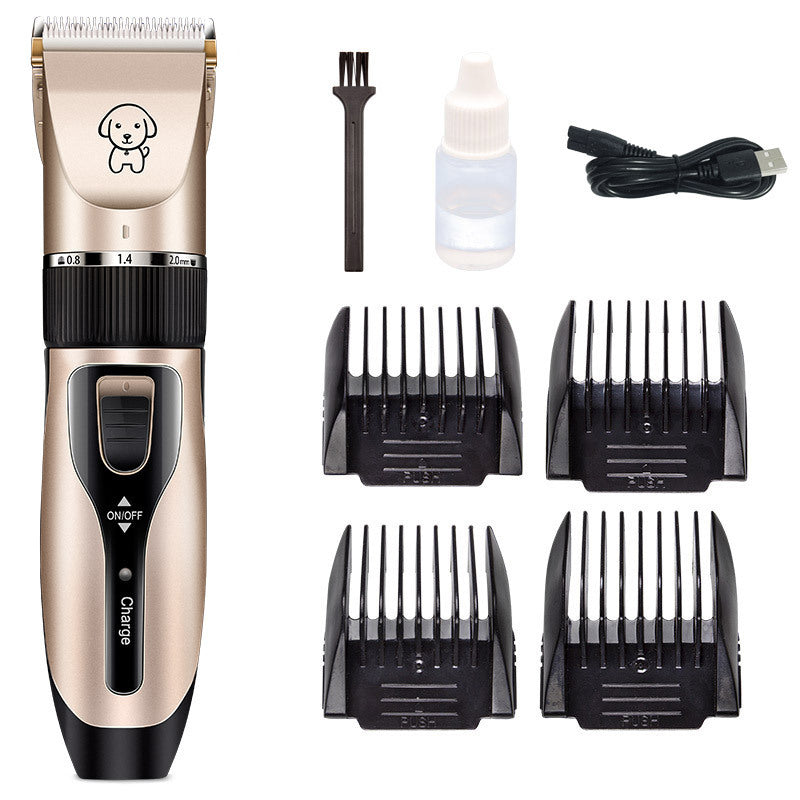 ProTrim™ – Professional Pet Hair Clipper for Dogs & Cats Overview: 1. The blade is sharp and not jammed, durable and non-heating 2. Long-lasting battery life and more durable 3. Ceramic cutter head, strong and low shock without catching hair, rechargeable