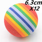 Play Bubble Specification: Model: Cat Dog Play Toy Ball Material: EVA Foam Size: 4.2 cm , 6.3cm Suit for : 3.5cm and 4.2cm for Cat , 6.3cm for Dog Package Included: 2X Pet Toy Balls Feature: 1, Made with non-toxic high quality EVA material, 100% safe for