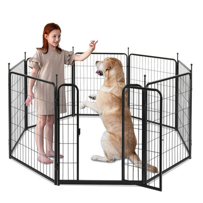 SafePaw Metal Enclosure Foldable 8-Panel Dog Playpen – 32" Height | Indoor & Outdoor Use A Safe, Spacious, and Travel-Friendly Play Area for Your Pets ✅ Product Overview Give your pets the freedom they love and the security they need with this heavy-duty