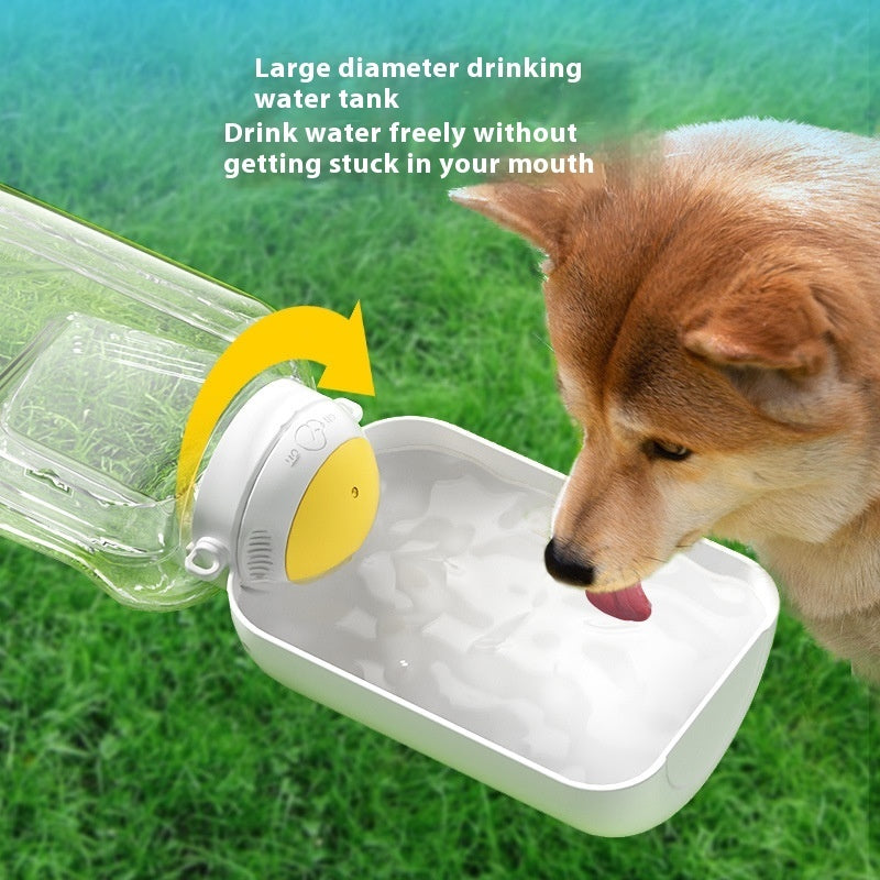 PawSip & Snack Pot 2-in-1 Portable Dog Water & Food Bottle – Hydration On-the-Go Make every walk, hike, or travel adventure with your furry companion easier with our 2-in-1 Dog Water Bottle with Food Container. Designed for convenience, durability, and po