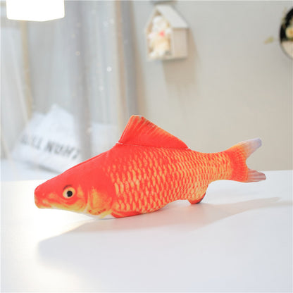 Simulated Flopping Fish – Fun Electric Toy for Cats (Catnip-Free) Overview: 1. With high quality material, this ornament is durable and not easy to damage. 2. This toy does not contain toxic and harmful things and materials, and it is healthy and safe for