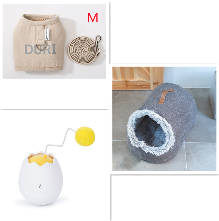 PurrPlay™ – Hilarious Toy for Curious Cats material: plastic Product Category: Knot Toys Weight: 0.195kg Product material: ABS, cotton ball Product size: 7 * 7 * 9cm Applicable object: cat Product features: cat playing *Precautions. 1.The product does not