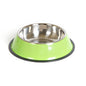 PawBasin Feeder Dual-Use Stainless Steel Pet Bowl with Non-Slip Melamine Base Give your furry friend a stylish, safe, and practical dining experience with our dual-use pet bowl, combining premium stainless steel and a colorful melamine outer shell. Design
