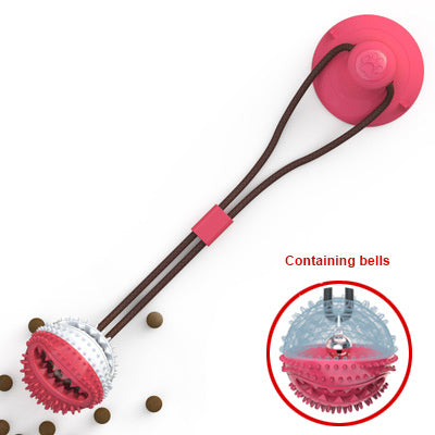 TugClean – Suction Cup Dog Toy with Chew & Toothbrush Ball Overview: Many dogs suffer from bad breath and periodontitis due to poor oral hygiene, but chew toy can rub off the tartar and make your dog's teeth healthier. It enhances the dog's enthusiasm, an