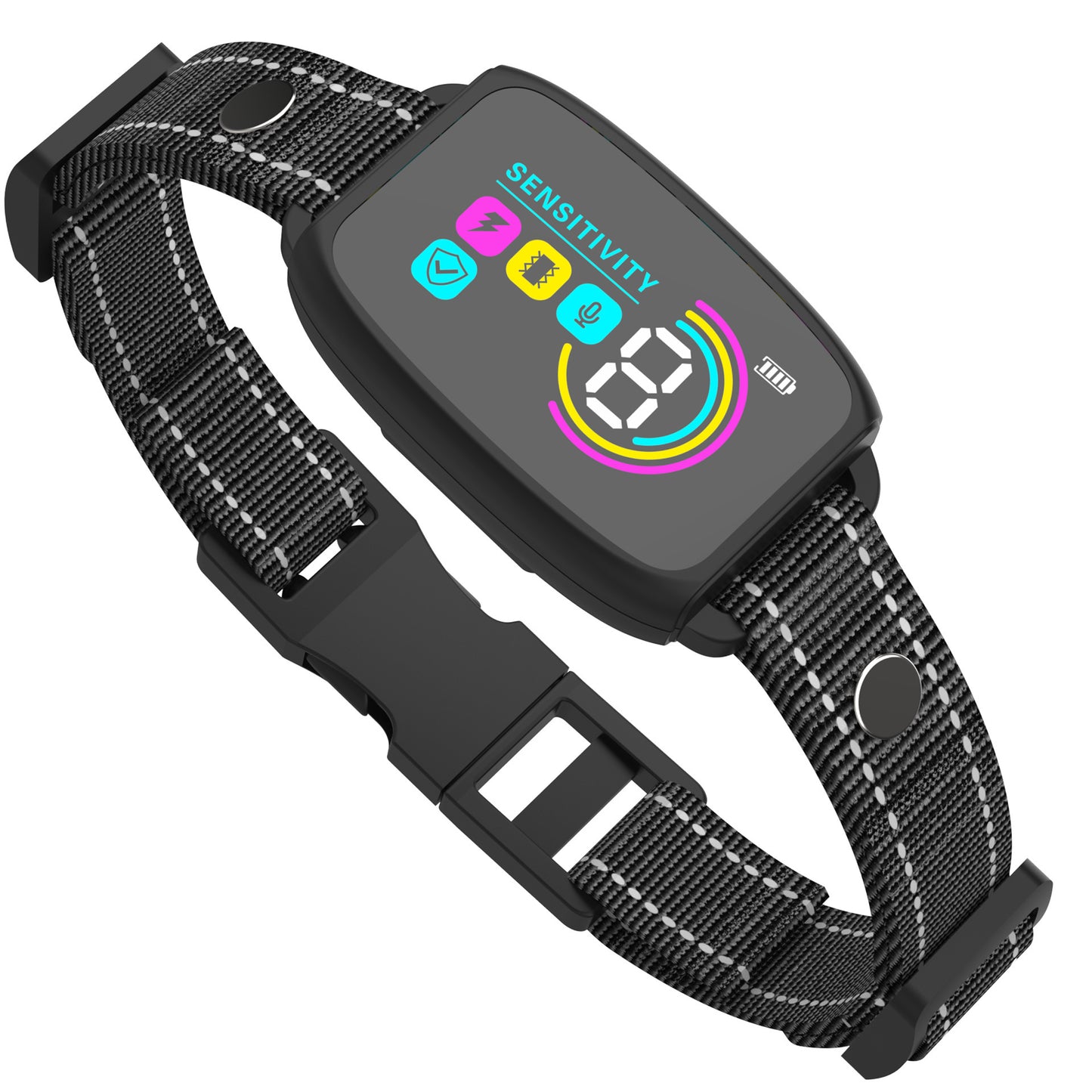 Smart Anti-Bark Collar Product information: Material: Plastic Why Pet Owners Love This Collar ✅ Customized & Humane Bark Control With 4 training modes—Beep, Vibration, Beep + Vibration, and Beep + Vibration + Safe Shock—plus 8 adjustable sensitivity level