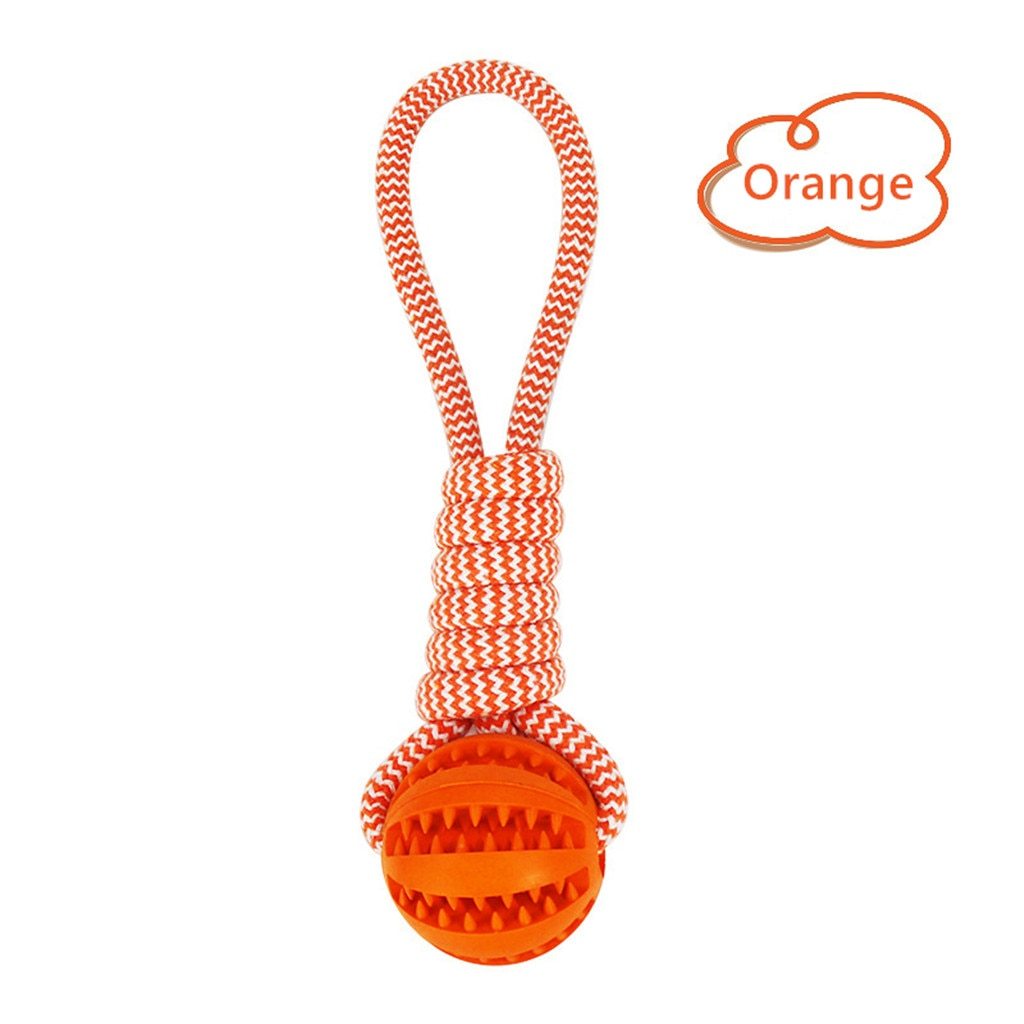 SnackRope – Interactive Leaking Ball for Chewing & Cleaning Teeth Overview: 1. Rubber balls and dog bite chew balls keep your dog's teeth and gums clean and healthy. 2. The surface protrudes from the particles, which can grind teeth and protect the oral h