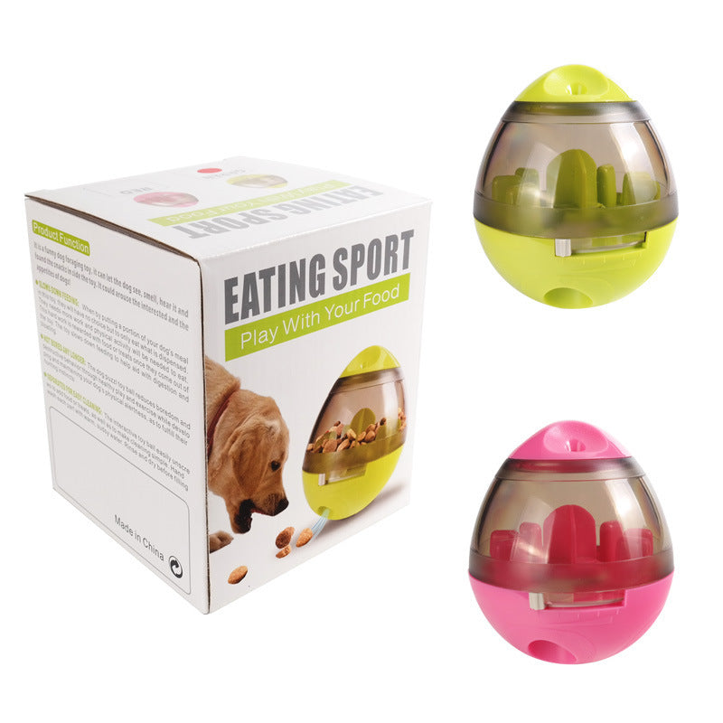 Pet Food Feeder Dispenser Funny Toy Overview 1. As treats balls prevent rapid eating and will limit the number of treats and prolong dogs feeding and digest treats better and keeps a healthy physical body. The toy slows down feeding to help aid with diges