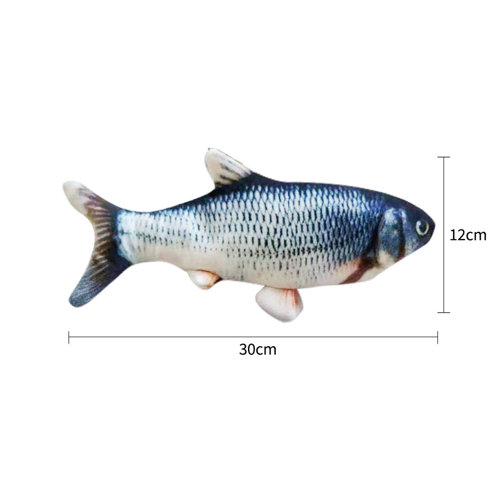Simulated Flopping Fish – Fun Electric Toy for Cats (Catnip-Free) Overview: 1. With high quality material, this ornament is durable and not easy to damage. 2. This toy does not contain toxic and harmful things and materials, and it is healthy and safe for