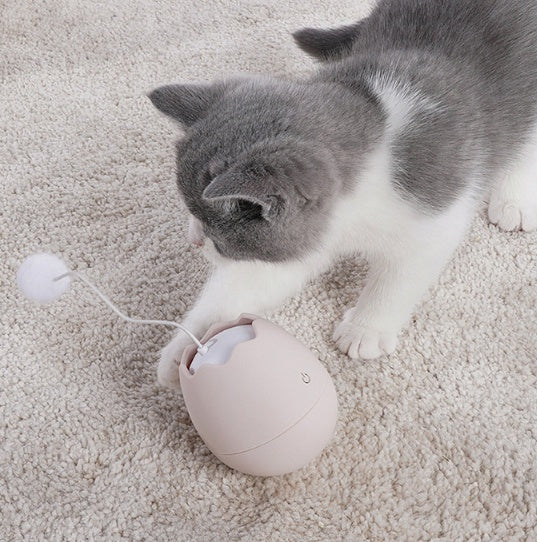 PurrPlay™ – Hilarious Toy for Curious Cats material: plastic Product Category: Knot Toys Weight: 0.195kg Product material: ABS, cotton ball Product size: 7 * 7 * 9cm Applicable object: cat Product features: cat playing *Precautions. 1.The product does not