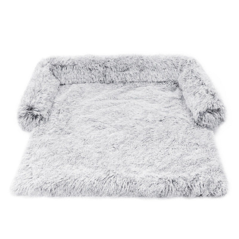 PlushPod™ 2-in-1 Pet Bed Product information: Material: pp cotton Size: s, m, l Color: powder gray coffee Size S M L Outer diameter(L*W*H) 76*73*16cm 90*85*20cm 105*93*20cm Inner diameter(L*W) 56*62cm 65*72cm 76*81cm Features: Long hair Packing list: Dog