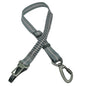 SteadyStride Pet Leash Product information: Name: Elastic Adjustable Pet Seat Belt Material: polyester + zinc alloy Specifications: Minimum size 70cm, maximum stretchable length 125cm Weight: net weight 185g, Mao Zhong 188g (safety belt + simple packaging