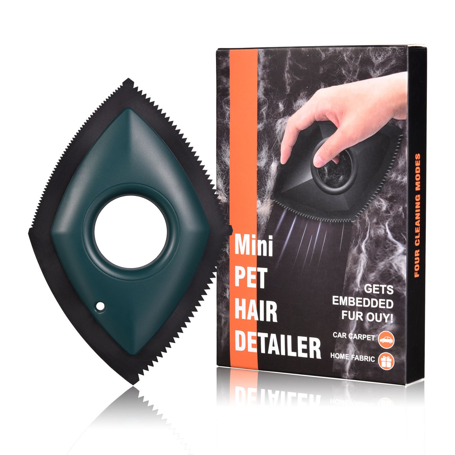 FurLift Pro Remover Tool Overview: 1. Four Cleaning Modes: This hair remover has 4 modes with different densities. You can switch the mode according to the number and length of pet hair to achieve the best cleaning effect. 2. Washable and Reusable: Don＇t