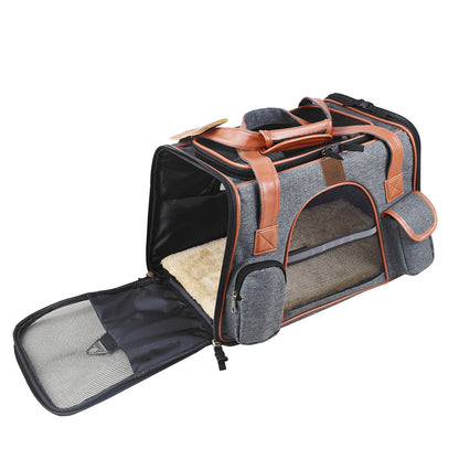 PawRide Car Seat Carrier Material: Oxford cloth Size: Small 45*24*28cm Soft-Sided Carriers