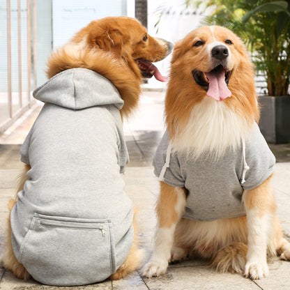 Zipper Pocket Dog Sweater – Stylish & Functional Pet Wear Product information: Material: Polyester Application: Pet Color: big dog zipper pocket sweater pure red, big dog zipper pocket sweater ginger yellow, big dog zipper pocket sweater lake blue, big do
