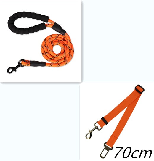 PacePup Overview: - Foam handle, experience walking dog easily - Sewing with herringbone car encryption needle, more robust and safe to walk the dog - Encrypted imitation nylon reflective anti-skid handle - Electrophoresis black hooks are made of zinc all