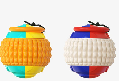 TugToss™ Overview 1. This is a pet toy that interacts with the main pet and integrates multiple functions such as automatic telescopic hand throwing ball, pet yo-yo, molar ball and so on. This toy can bring more fun to the dog. 2. The hand throwing ball h
