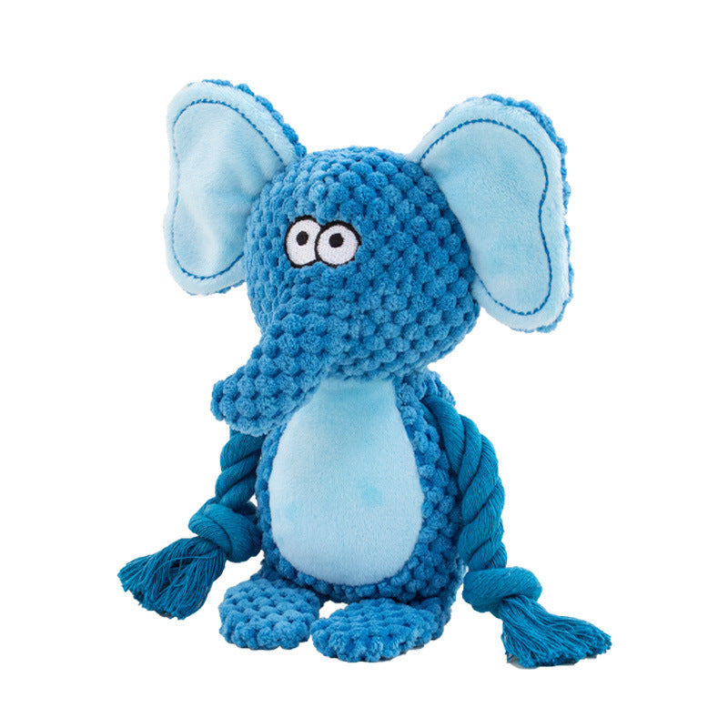 Plush Rope Tug Toy – Squeaky & Fun Training for Dogs Overview: 100% brand new and high quality. It's a good gift for your pet. hours of fun for you and your dog. Product Information: Color: hippo Material: Plush Category: Pet Toys Packing List: Plush toy