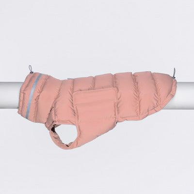 CozyCore™ Cotton Dog Coat Product information: Color: Dark gray, pink For: dogs Material: 100% recycled polyester Size Information: Size: S/M/L/XL Packing list: 1* Waistcoat Product Image: Pet Coats