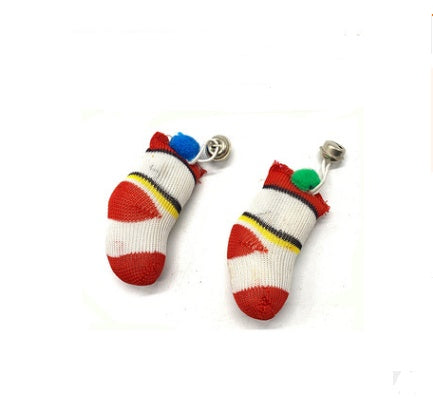 Handmade Wooden Cat Teaser – Fun Stick & Mouse Toy Product name: Solid wood funny cat stick toy Product material: solid wood hemp feather rope bell Feathers & Teasers