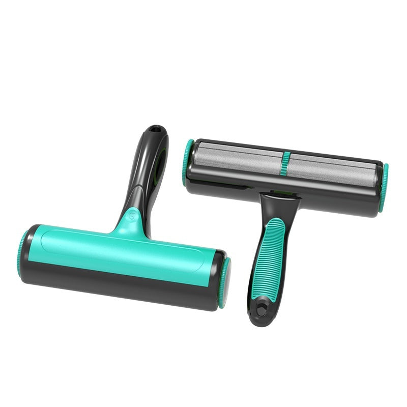 FurSwipe™ 2-Way Lint Roller Product information: Color: green (boxed), Lake Blue (blister), Gray White (blister) Material: ABS TPR polyester brush Specification: Lent remover Packing list: Sticky brush*1 Product Image: Lint Rollers