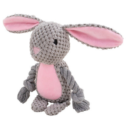 Plush Rope Tug Toy – Squeaky & Fun Training for Dogs Overview: 100% brand new and high quality. It's a good gift for your pet. hours of fun for you and your dog. Product Information: Color: hippo Material: Plush Category: Pet Toys Packing List: Plush toy