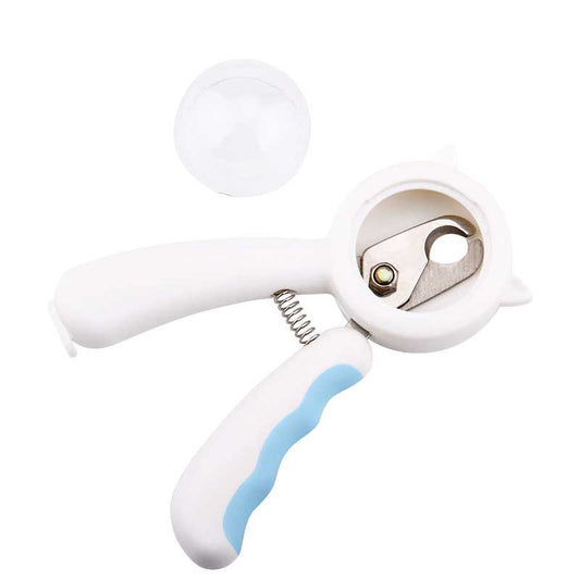 Splash-Proof Pet Nail Scissors – Safe & Clean Trimming Specifications Material: Plastic Metal Size: approx 12*9cm Weight: about 96 g Features 1. Hidden file 2. Transparent protective cover 3. Sharp edges 4. It's safe and labor efficient Note: 1. Please al