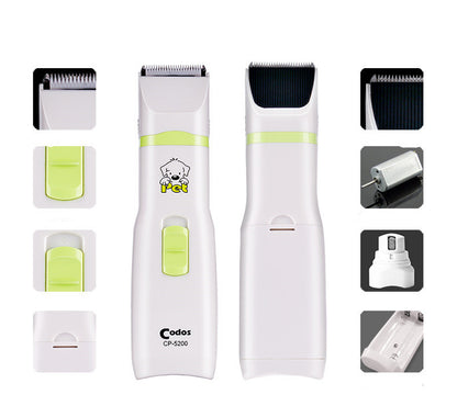 GroomMate™ 2-in-1 Pet Trimmer & Nail Polisher Set Product Description: Give your pet the care they deserve with the GroomMate™ 2-in-1 Grooming Set, a compact electric tool designed to trim fur and safely polish nails at home — no salon required. ✨ 2-in-1