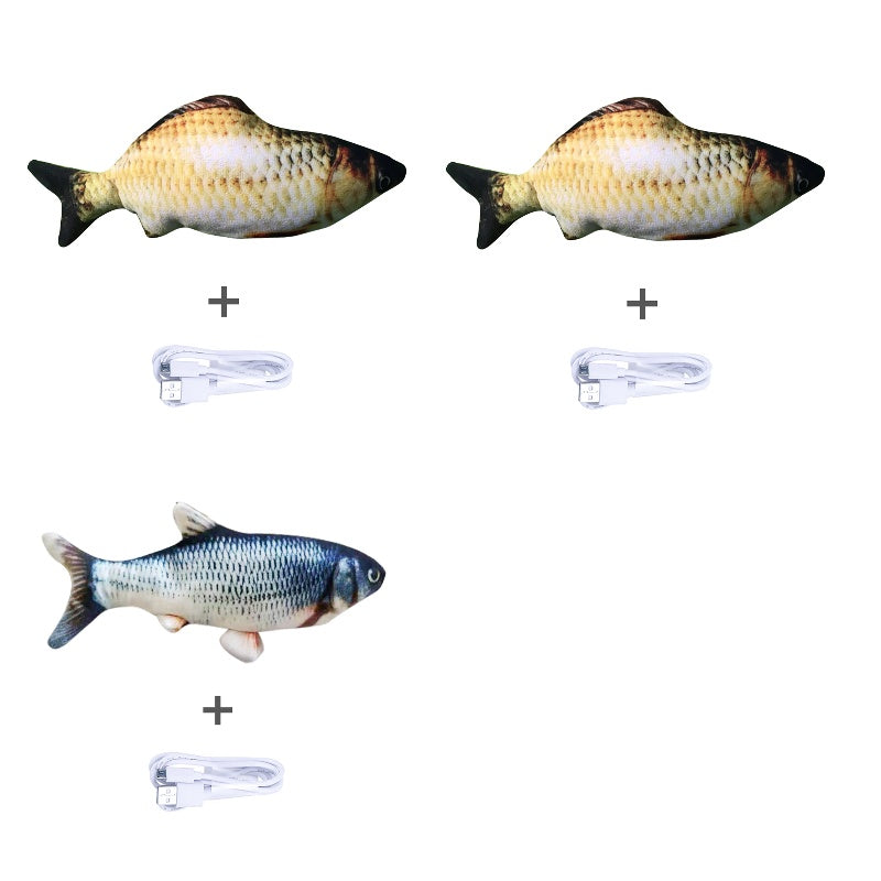 Simulated Flopping Fish – Fun Electric Toy for Cats (Catnip-Free) Overview: 1. With high quality material, this ornament is durable and not easy to damage. 2. This toy does not contain toxic and harmful things and materials, and it is healthy and safe for
