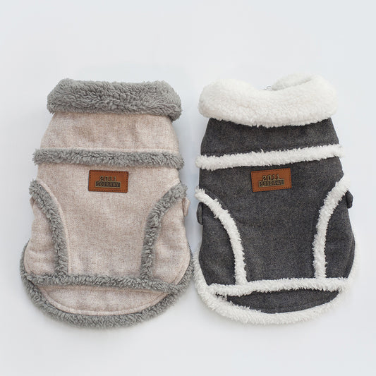Cozy Pet Coat – Insulated Winter Wear for Small Dogs Overview Dog Clothes Winter Pet Dog French Bulldog Jacket Thick Warm Dog Coat 1. Asian sizes are 1 to 2 sizes smaller than European and American people. Choose the larger size if your size between two s
