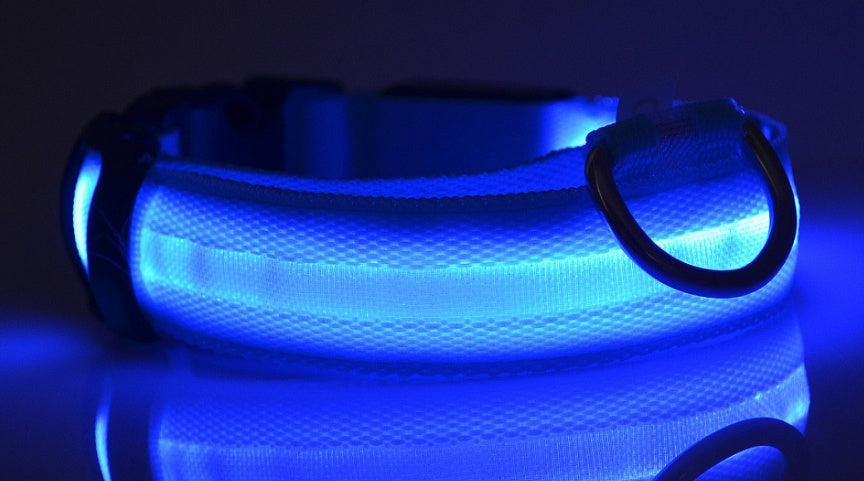 GlowPaw Overview 1. In order to prevent the light from flickering when pressed during delivery, we made a small plastic film to stop the switch. When you receive the collar, just remove this film and the light will work. introduce: 2. Nylon LED lighting d