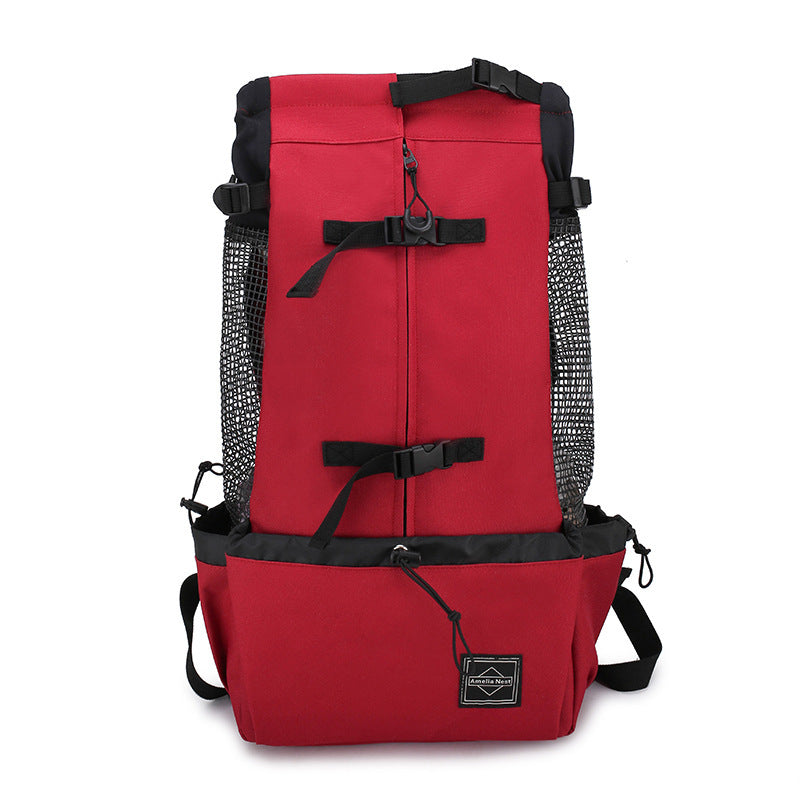 PawPack Travel Backpack Material: Polyester Capacity: 80 pattern: plain Hardness: Medium Whether the source of patent: No Specifications: red: color, blue, gray, black Color: S, M, L, XL Soft-Sided Carriers
