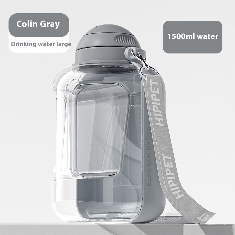PawSip & Snack Pot 2-in-1 Portable Dog Water & Food Bottle – Hydration On-the-Go Make every walk, hike, or travel adventure with your furry companion easier with our 2-in-1 Dog Water Bottle with Food Container. Designed for convenience, durability, and po