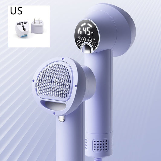 GroomBlow™ – Silent Smart Dryer & Comb for Pets Dry and groom your pet with ease using the GroomBlow™ Smart Pet Hair Dryer – the ultimate 2-in-1 tool designed to keep your dog or cat calm, clean, and fluffy. 2-in-1 Blow & Brush: Dries and detangles at the