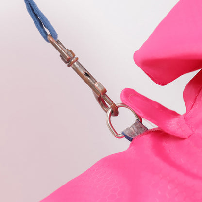 GlowPaws™ All-Weather Raincoat Product information: Color: Rose red Velcro, green Velcro, blue Velcro, red Velcro, orange Velcro, Blue Buckle Size: S ,M, L, XL Material: Polyester Style: Casual Category: pet clothing Packing list: Dog clothes *1 Product I
