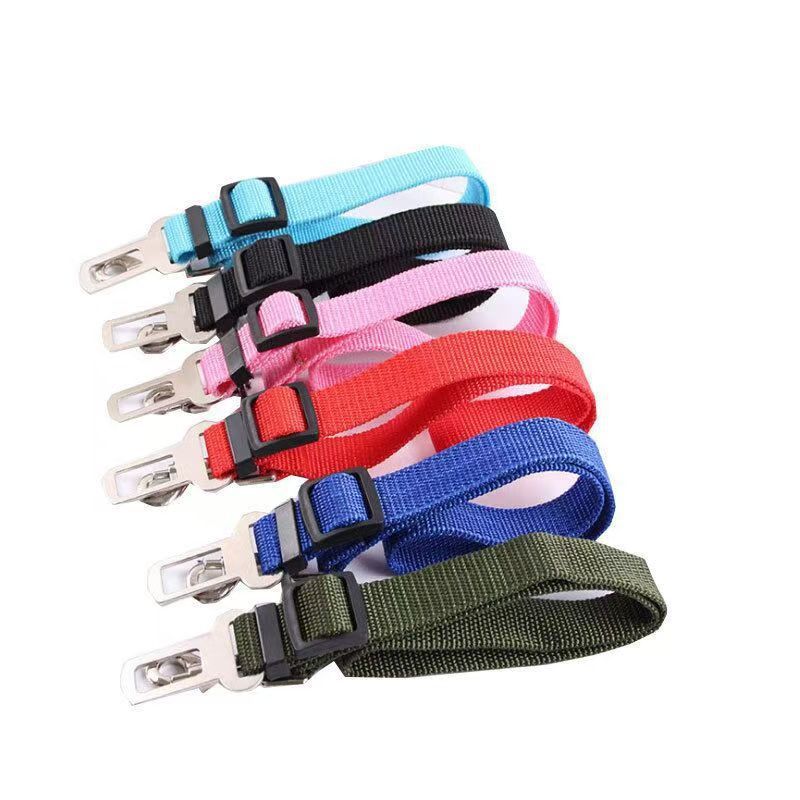 PawTether Dog Leash Product description: This product is a dog dog fixing belt / seat belt for cars, 2.5cm wide, the length of the fixing belt can be adjusted, and one end of the fixing belt can be fixed on the car seat belt. A collar that can hold the do