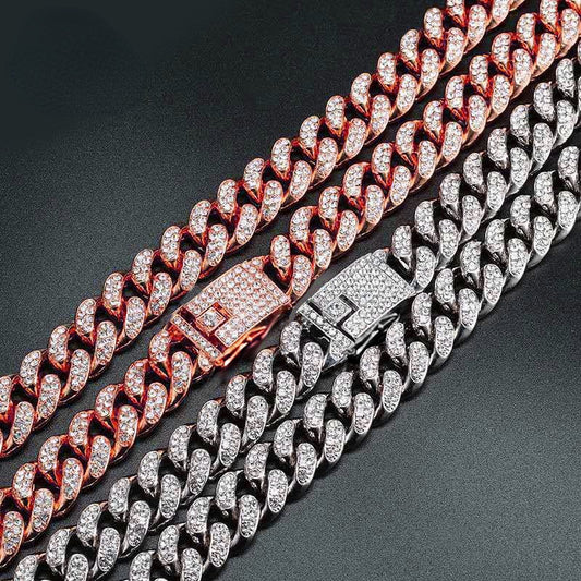 Hip Hop Collar Overview: 100% new design and high quality Must-have for fashion women Have a beautiful appearance Specifications: Material: Alloy Applicable objects: General Specification: 20 cm, 40 cm, 45 cm, 50 cm, 60 cm, 70 cm Applicable holiday: weddi