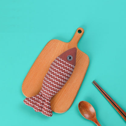 Interactive Catnip Fish – Teething & Play Pillow for Kittens Cozy Companion: Our catnip fish kicker toys are all made of soft plush material and baby-level cotton, soft and comfortable enough for your feline friends to snuggle and chew. Organic Catnip Fil