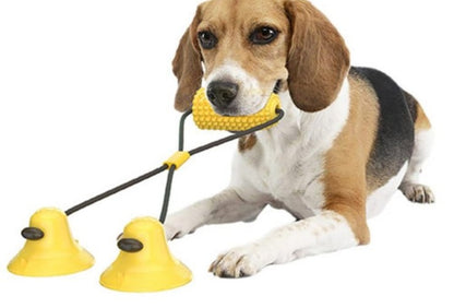 CornChew Molar Stick – Tough & Tasty Dog Toy Product information: Material: plastic Weight: 120g Dimensions: 111x56mm Specifications: Corn molar stick Type: Dog toy Corn simulation model dog toothbrush, newly designed pet molar channel, can have a better