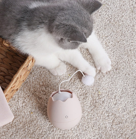 PurrPlay™ – Hilarious Toy for Curious Cats material: plastic Product Category: Knot Toys Weight: 0.195kg Product material: ABS, cotton ball Product size: 7 * 7 * 9cm Applicable object: cat Product features: cat playing *Precautions. 1.The product does not