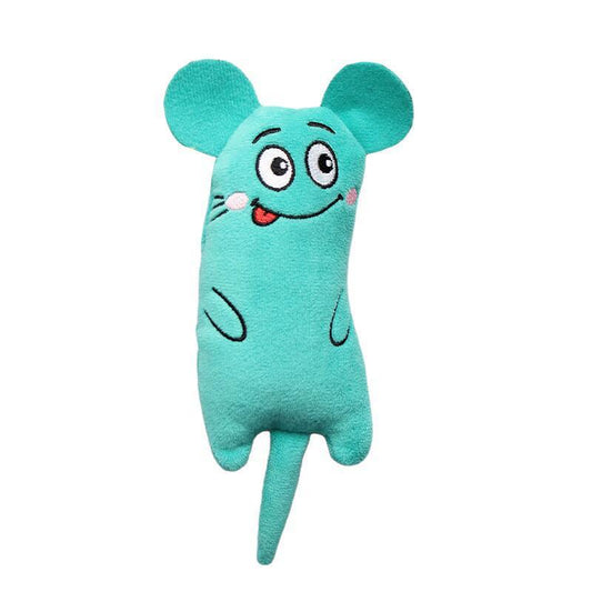 WhiskerPlush Product Information： Material: plush Product category: chew toys Color: orange, pink, gray, light blue, green, khaki Size: 5.5x16cm Package Contents： Cat toy X1 Chew Toys
