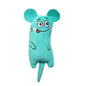 WhiskerPlush Product Information： Material: plush Product category: chew toys Color: orange, pink, gray, light blue, green, khaki Size: 5.5x16cm Package Contents： Cat toy X1 Chew Toys