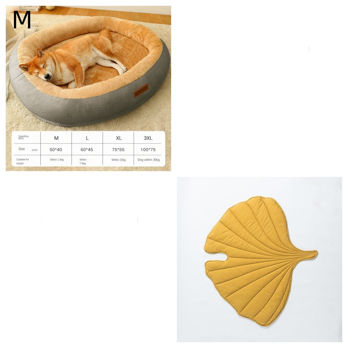 WarmiePaws™ Cozy Bed Product Details: Material: Cotton Product Category: Bed Specifications: M [size 50*40cm] (recommended for pets within 5 catties), L [size 60*45cm] (recommended for pets within 15 catties), XL [size 75*55cm] (recommended for pets withi