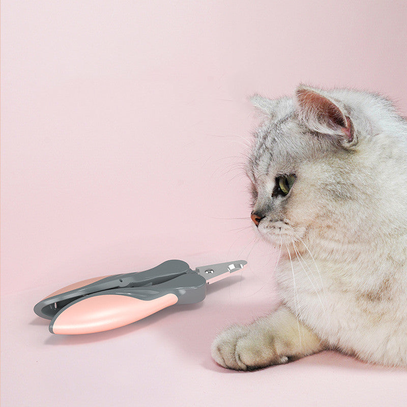 ClipPaws™ Pet Nail Trimmer Material: plastic + soft rubber + stainless steel Product Category: Nail Clippers Pet Nail Tools