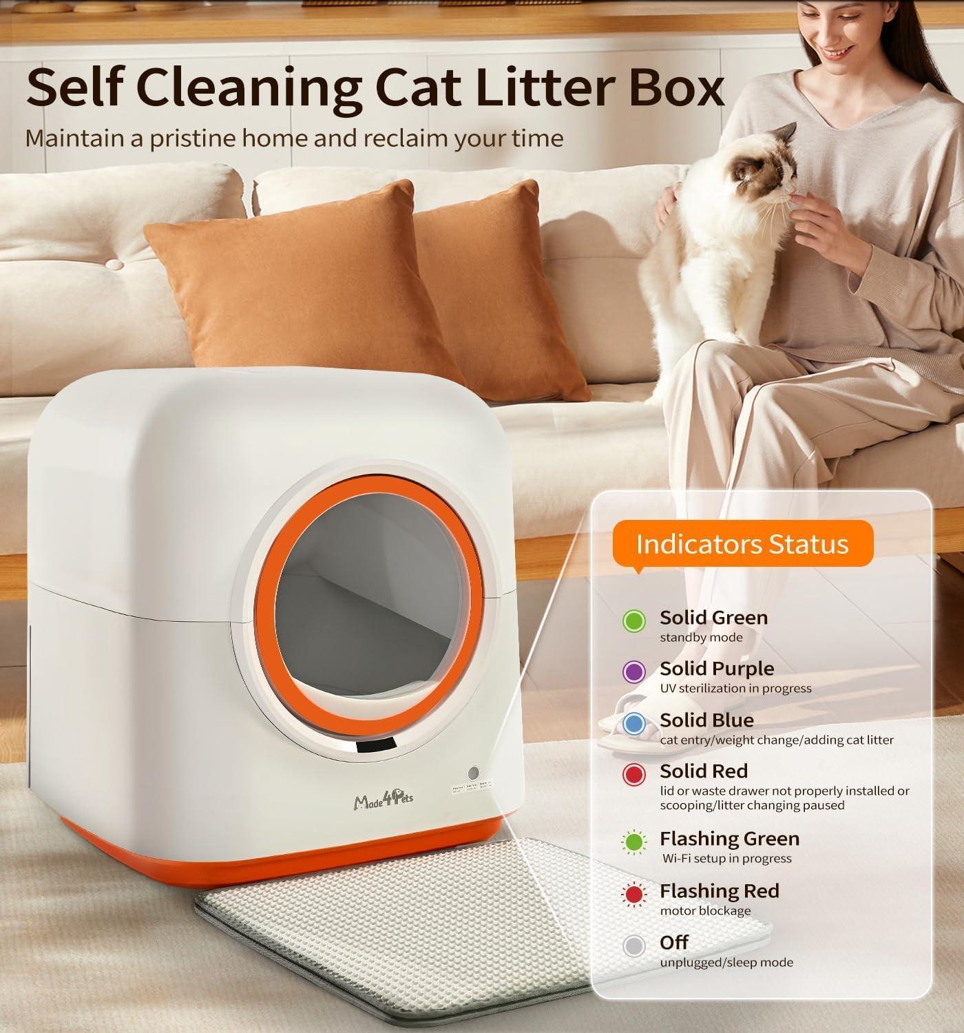 60L Automatic Cat Litter Box