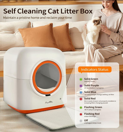 60L Automatic Cat Litter Box