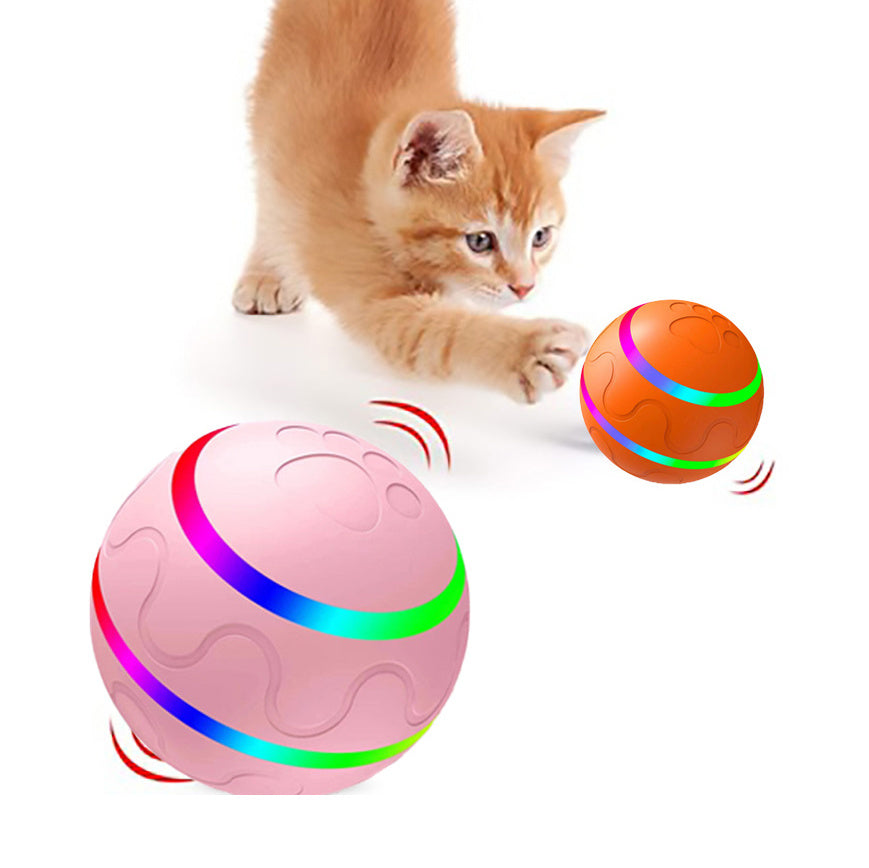 WickedWhirl™ Overview: 1. Made of high-quality material, the ball is eco-friendly and non-toxic, durable and scratch-resistant, and safe for your pets to bite and chew on. 2. It can roll around randomly and automatically change its direction so it is inte